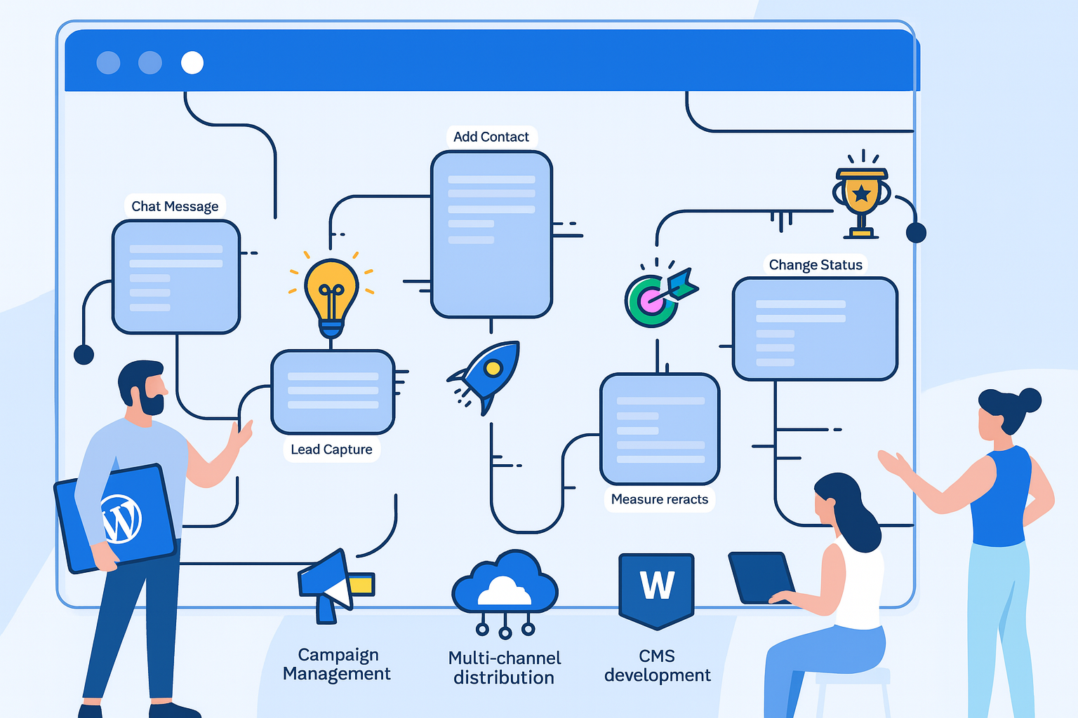 Content Management workflow and campaign automation